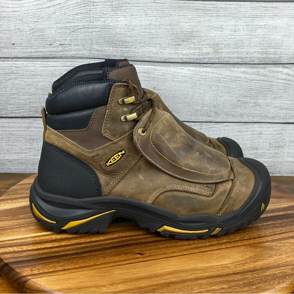 Keen Utility Mt. Vernon 6” MET Waterproof Work Boots Steel Toe Men’s Size 11 EE